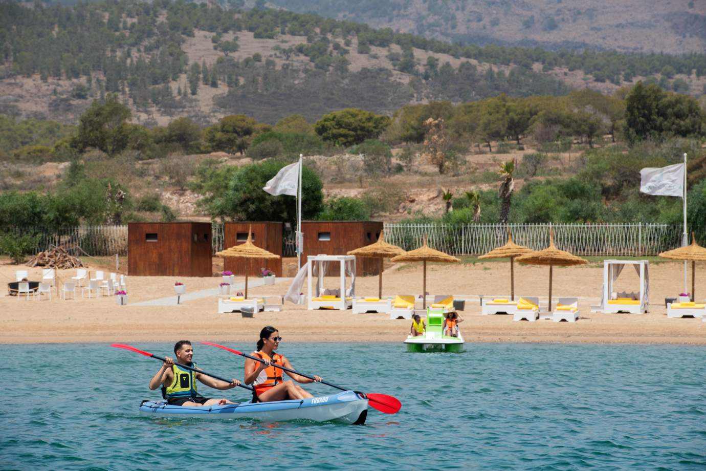 beach club, Hotel &amp; Spa Marchica Lagoon Resort à Nador