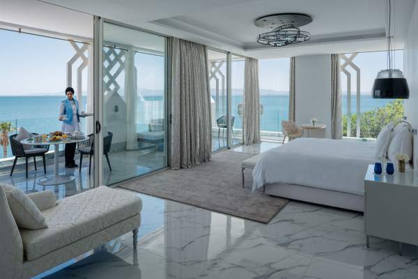 luxe koninklijke suite van het Marchica Hotel, 5-sterrenhotel Marchica Lagoon Resort in Nador