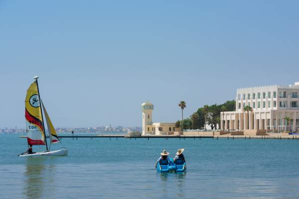 wind surfing in Nador, morocco