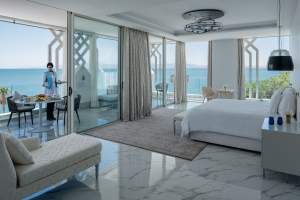 Vistas del mar en Nador, Hotel 5 estrellas Marchica Lagoon Resort en Nador